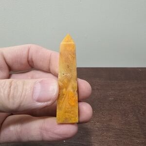 Bumblebee Jasper Crystal Tower #E